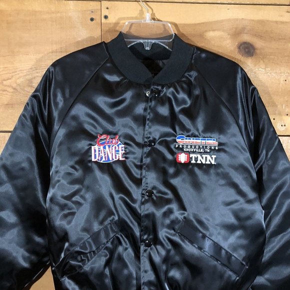 NEW Club Dance King Louie Union Tag Bomber Jacket Mens Size Medium TNN Snap Up - Picture 3 of 12